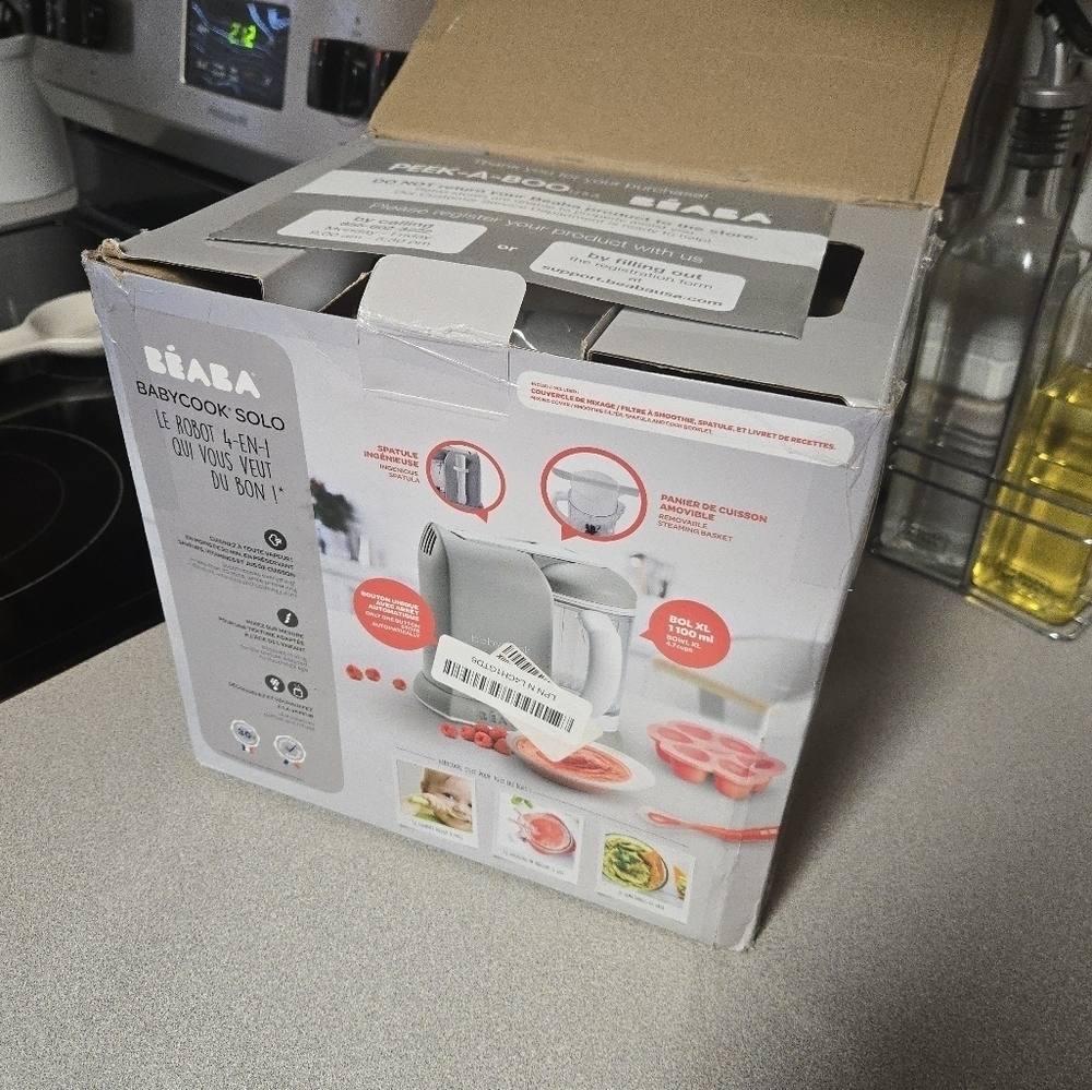 Beaba Babycook Solo Baby Food Maker Processor Cloud - Picture 5 of 12